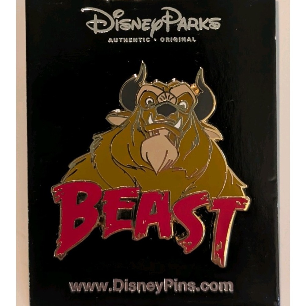 Disney Parks Beauty & The Beast Beast Character Single Pin, Authentic 2016